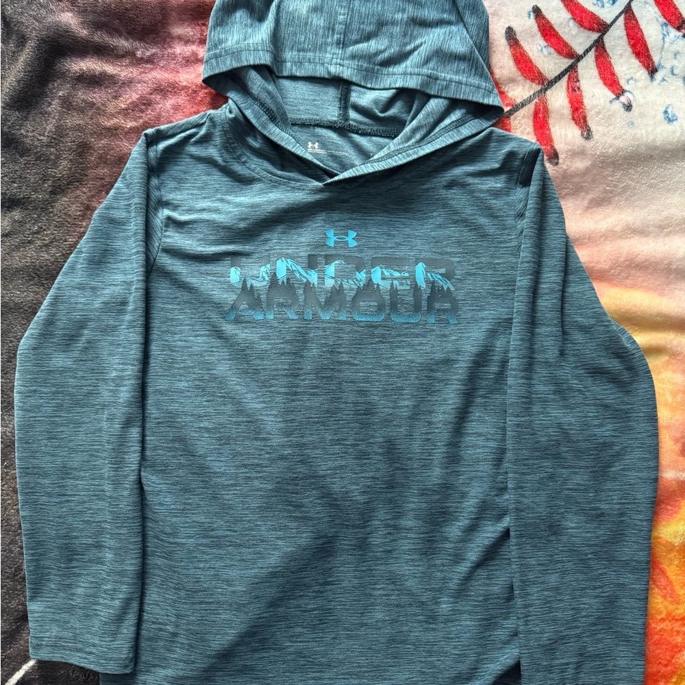 Under Armour Kids Teal shirt